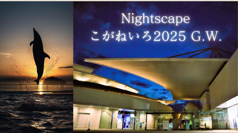 四国水族館で「Nightscapeこがねいろ2025 G.W.」が2025年5月3日(土)～5日(月)まで開催される！